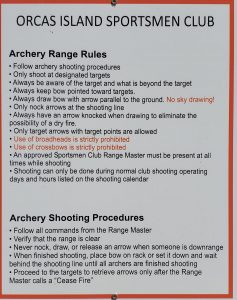 Archery Range Rules
